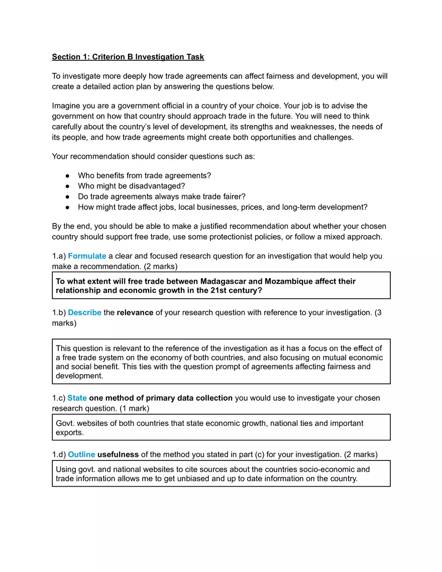 Grade 10 Integrated Humanities - Summative Assessment - Page 2