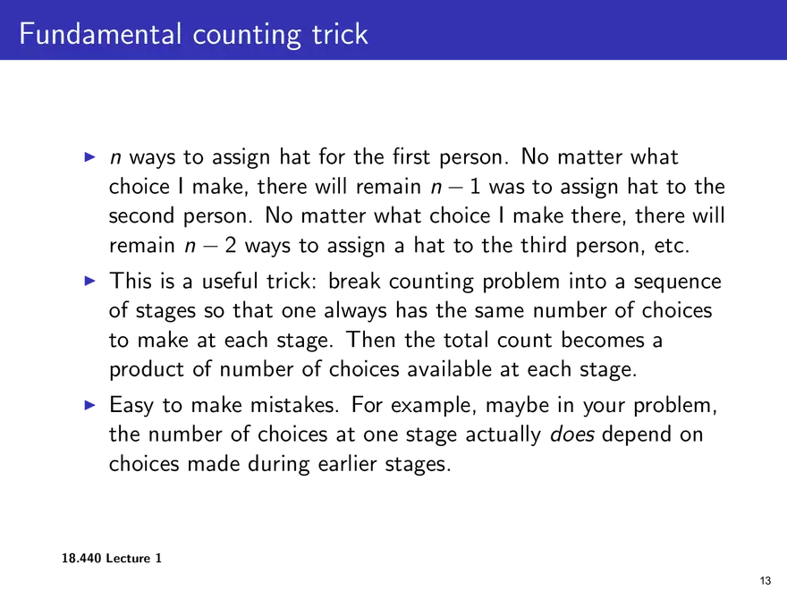 Lecture 1: Permutations and combinations - Page 5