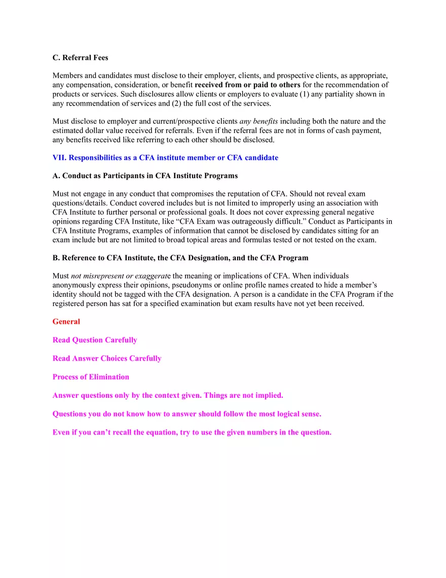 CFA I: Quantitative Methods - Page 73