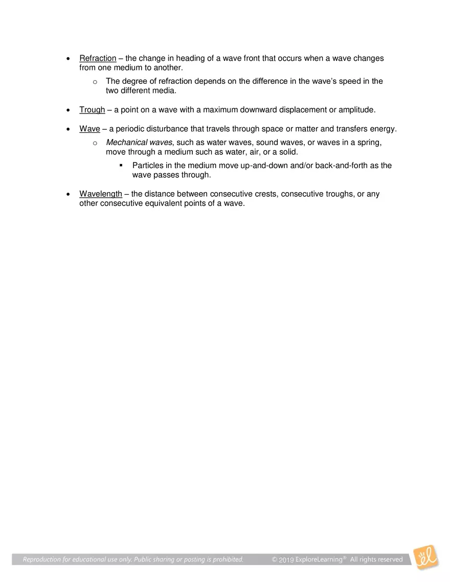 Vocabulary: Ripple Tank - Page 2