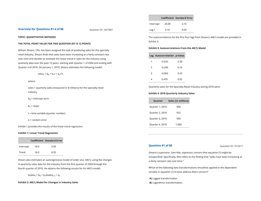 Coefficient Standard Error - Page 1