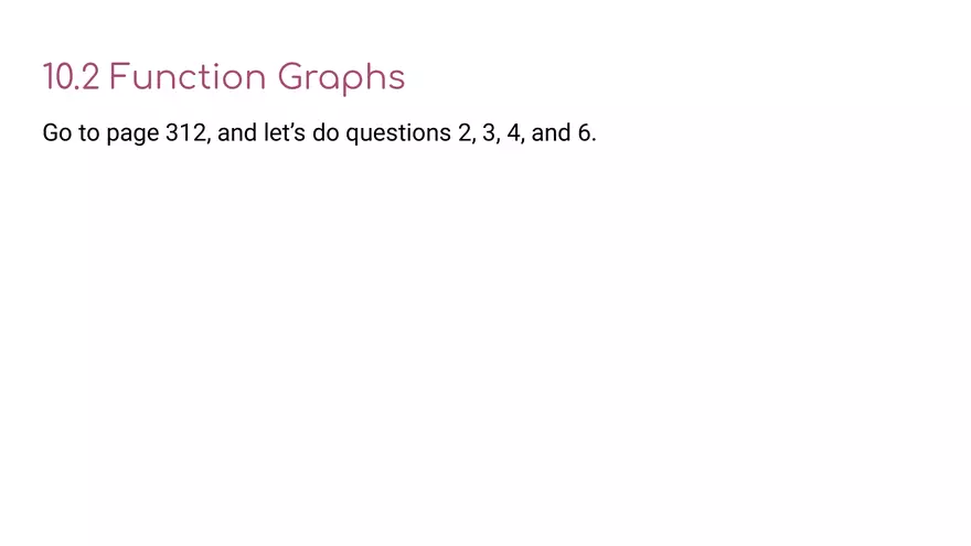 Functions 10.1 Describing Functions - Page 11