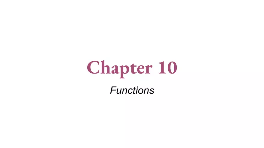 Functions 10.1 Describing Functions - Page 1