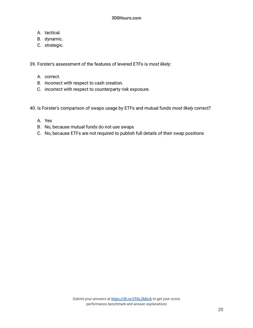 CFA Level 2 Mock Exam - Page 12