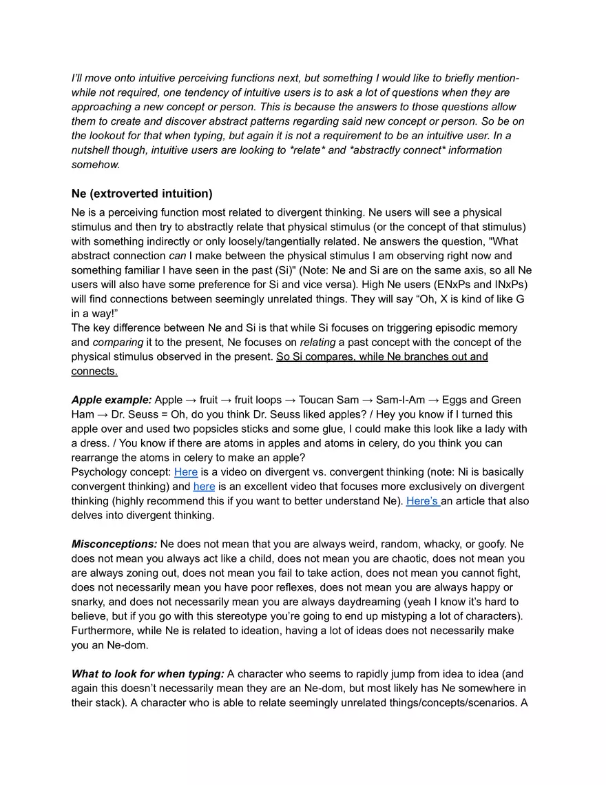 An In-Depth & Clear Guide to All 8 Cognitive Functions - Page 8