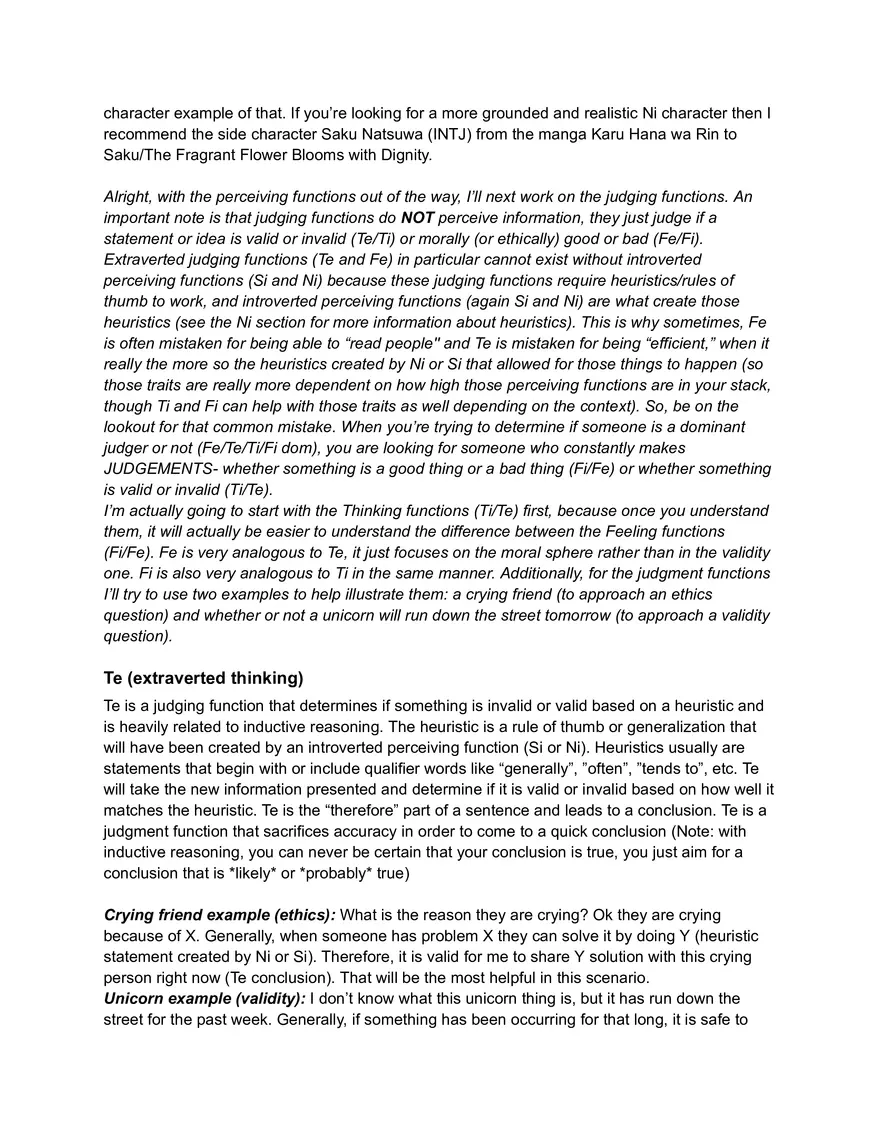 An In-Depth & Clear Guide to All 8 Cognitive Functions - Page 12