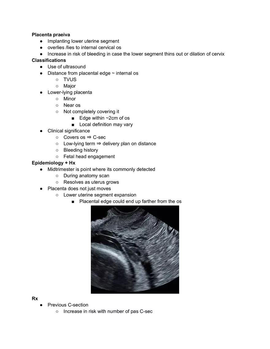 Placenta Praeiva - Page 1
