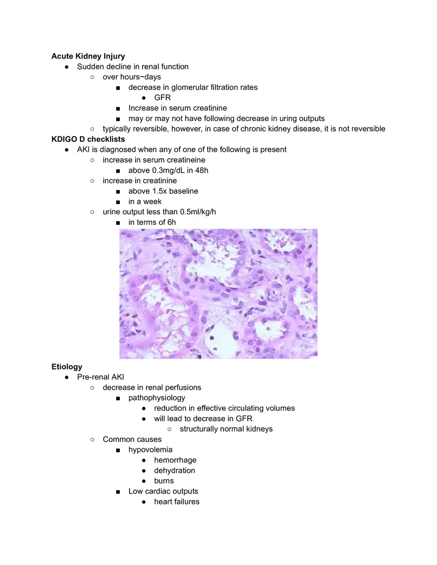 AKI - Acute Kidney Injury - Page 1