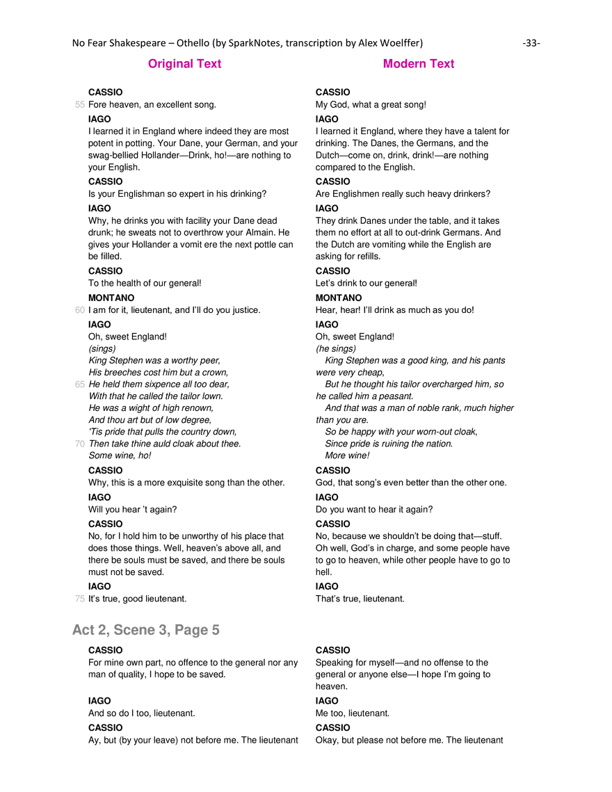 Othello Modern Translation - Page 35