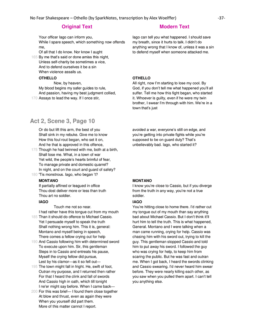 Othello Modern Translation - Page 39