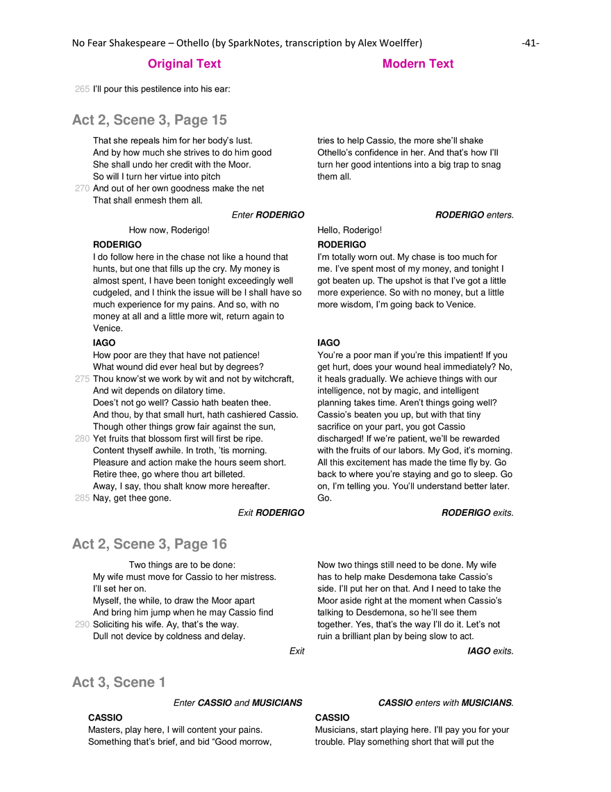 Othello Modern Translation - Page 44