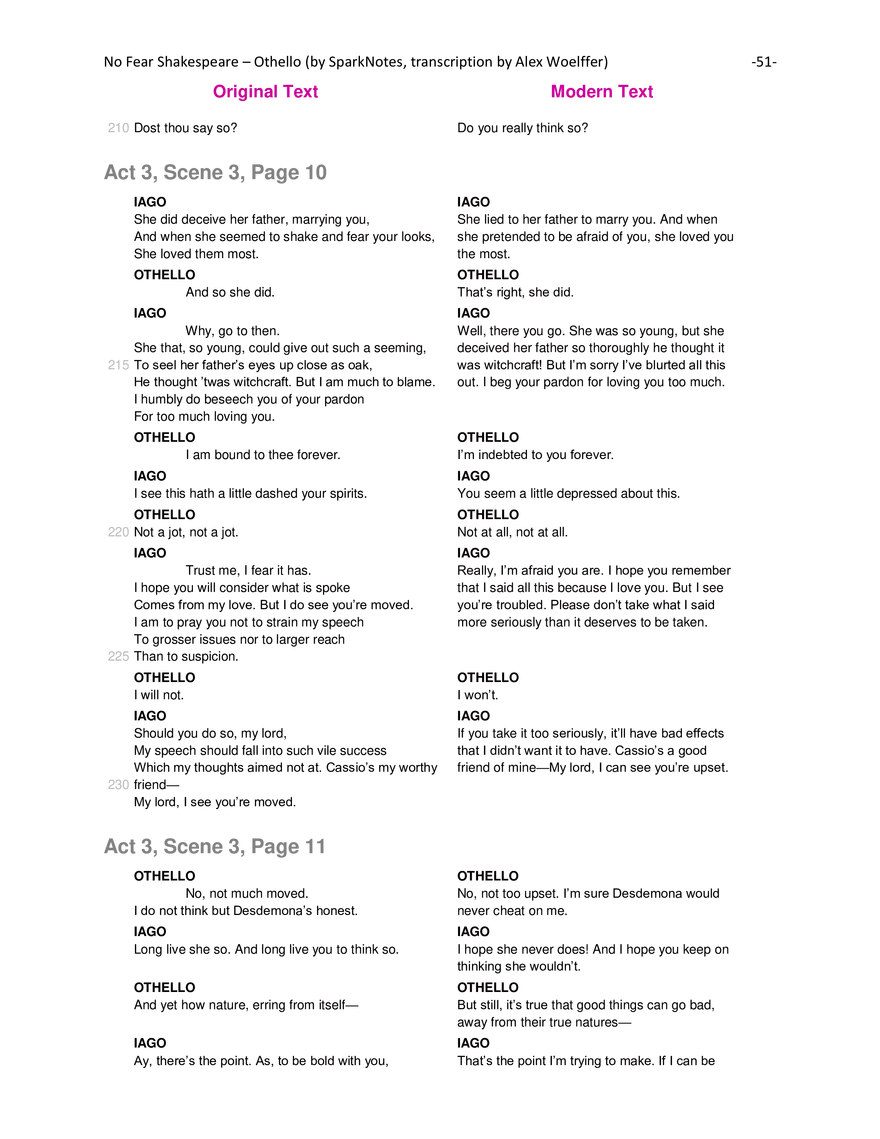 Othello Modern Translation - Page 55