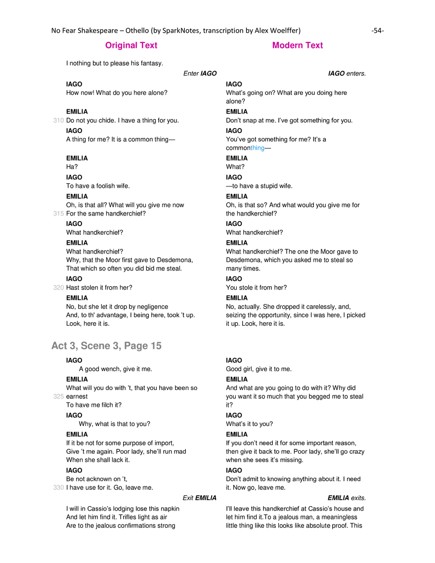 Othello Modern Translation - Page 58