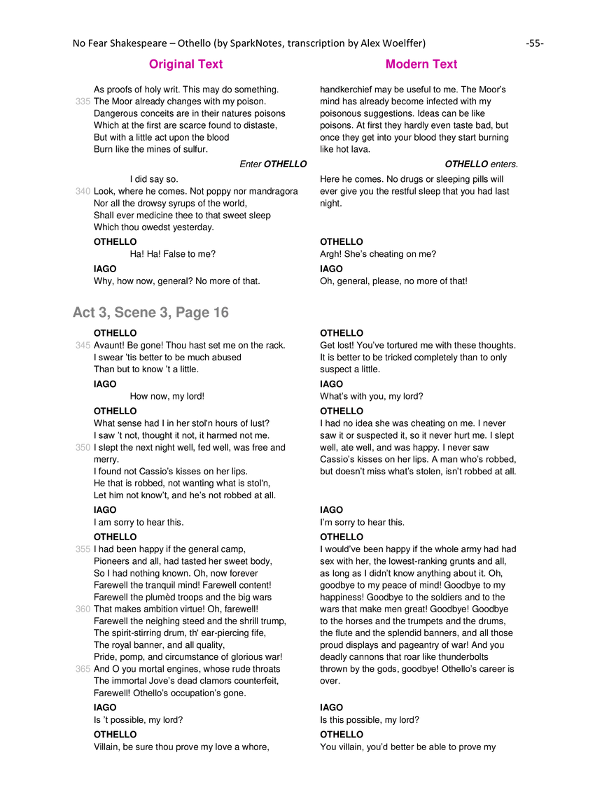 Othello Modern Translation - Page 59