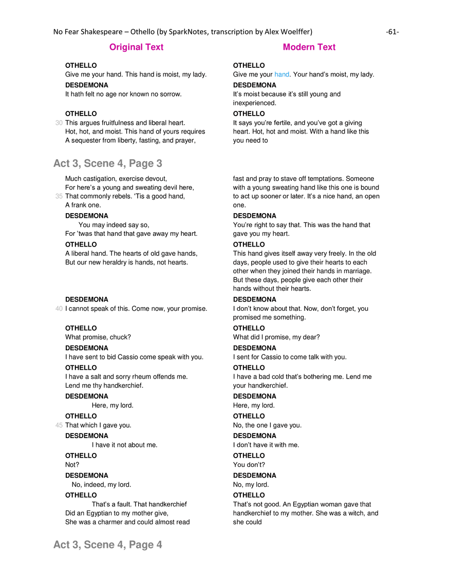 Othello Modern Translation - Page 66