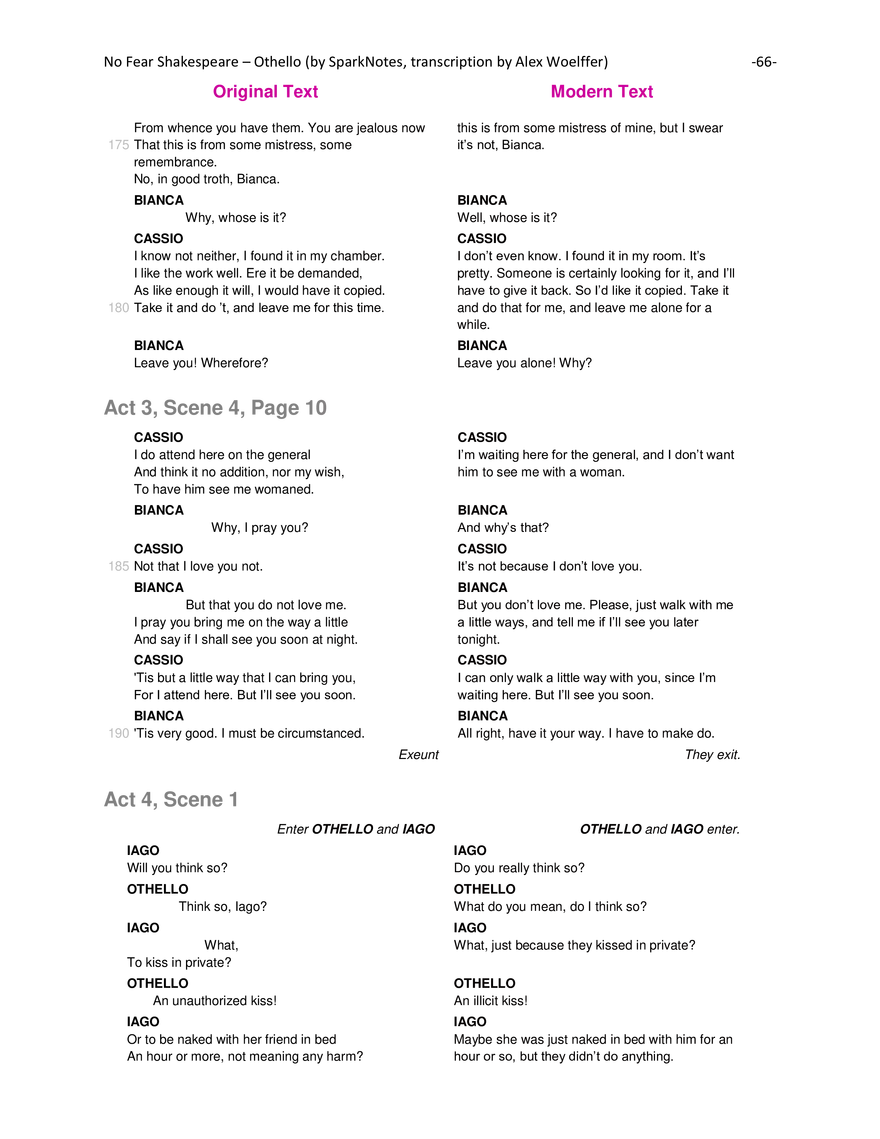 Othello Modern Translation - Page 71