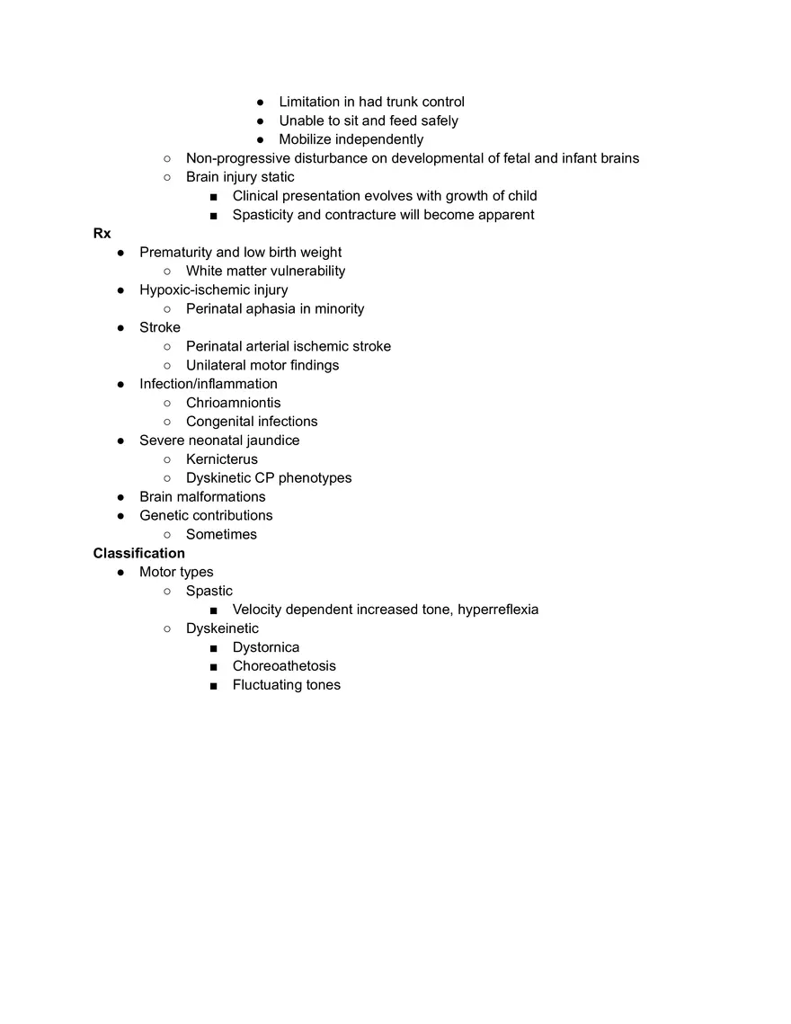 Cerebral Palsy - Page 2