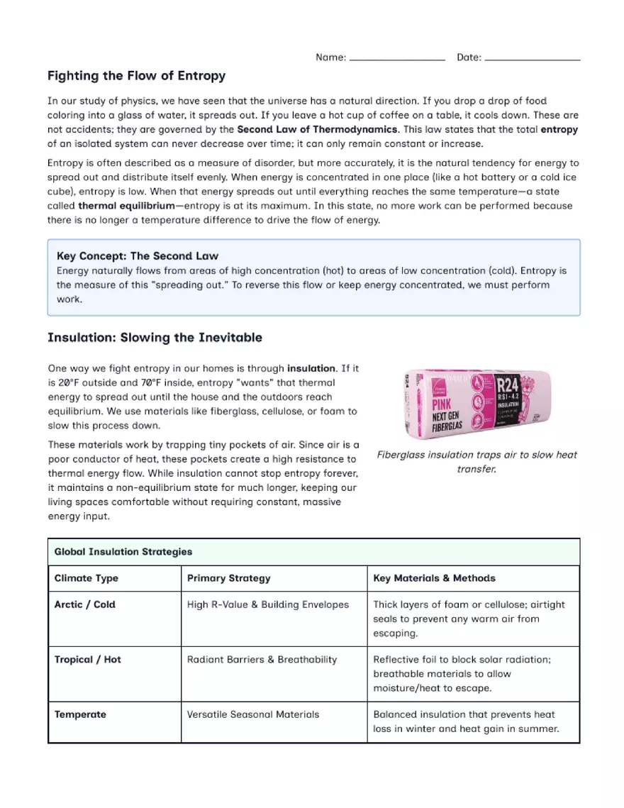 Fighting the Flow of Entropy - Page 1