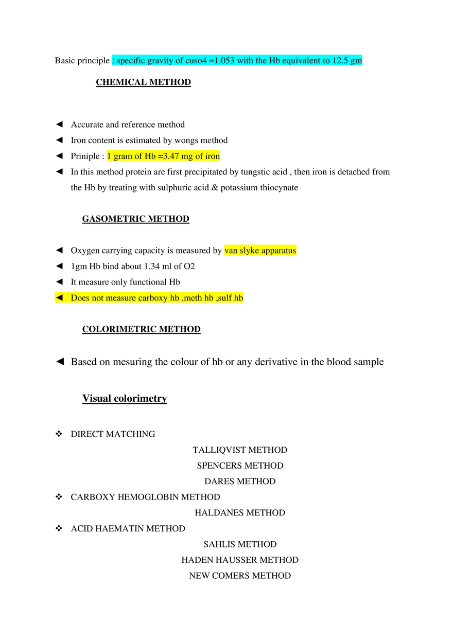 Hemoglobin Estimation - Page 2