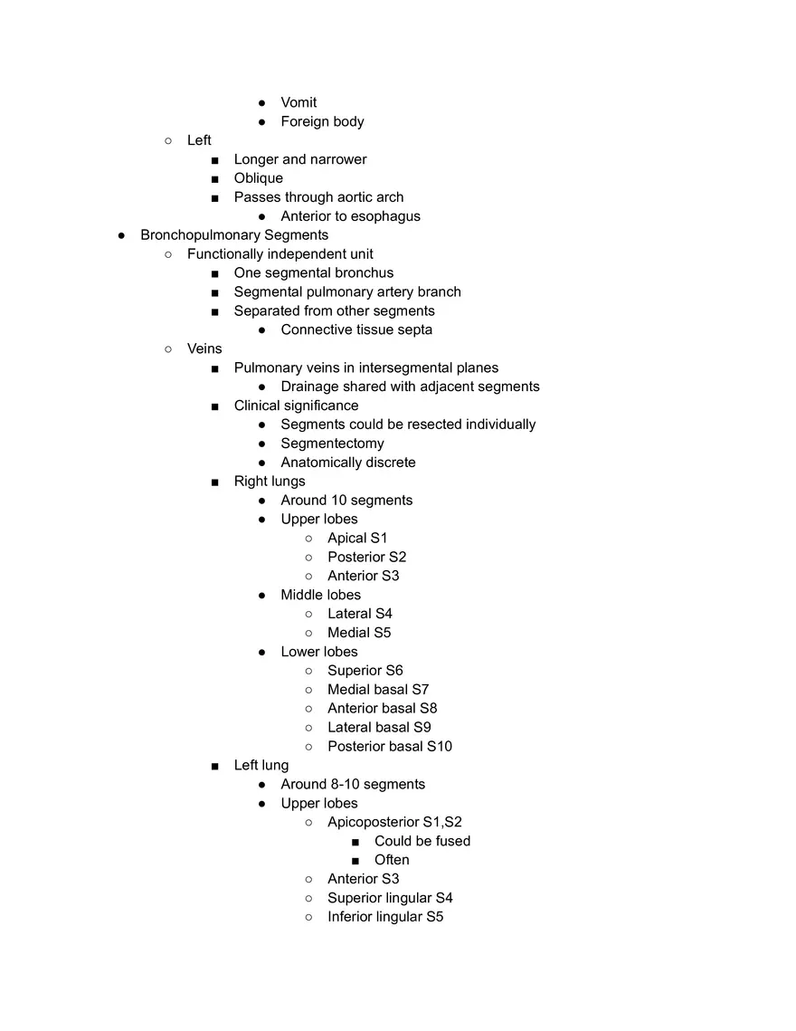 Tracheobronchial Tree - Page 2