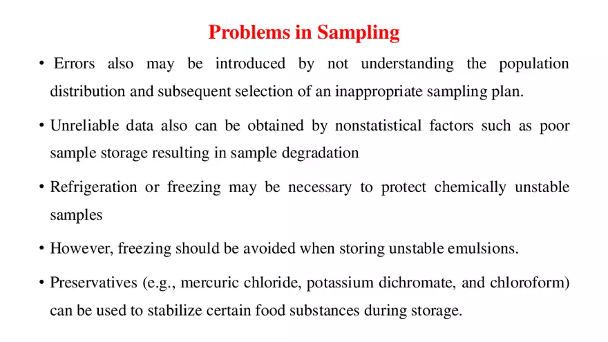 Food Analysis Introduction - Page 23