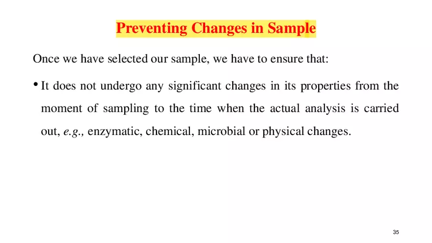Food Analysis Introduction - Page 29