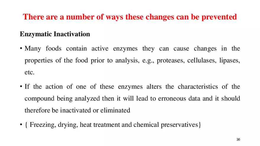 Food Analysis Introduction - Page 30