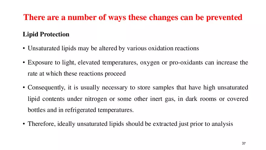 Food Analysis Introduction - Page 31