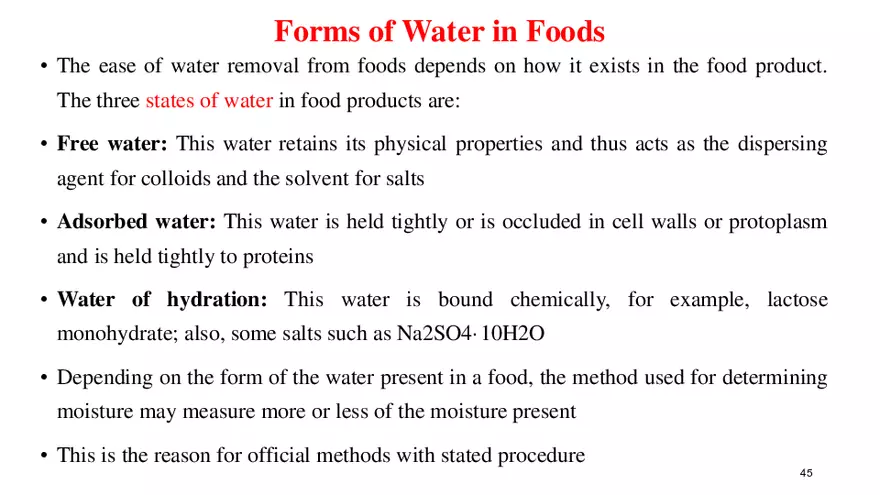 Food Analysis Introduction - Page 40