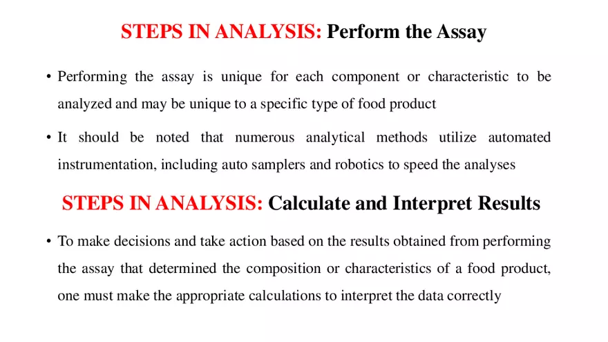 Food Analysis Introduction - Page 57
