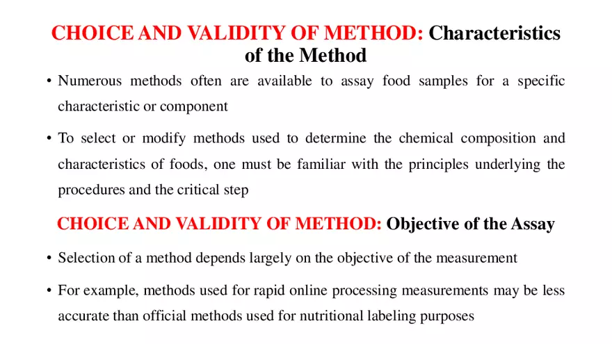 Food Analysis Introduction - Page 58