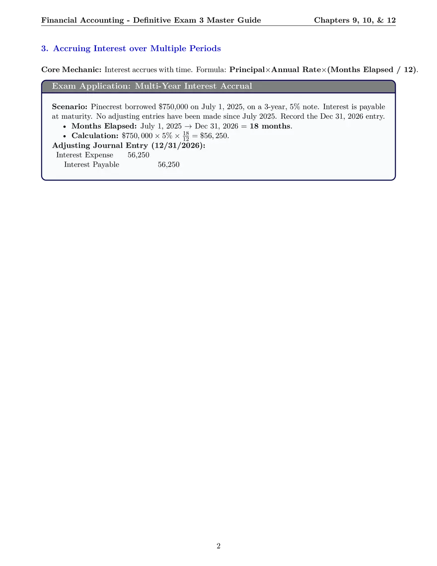 Financial Accounting - Definitive Exam 3 Master Guide - Page 2