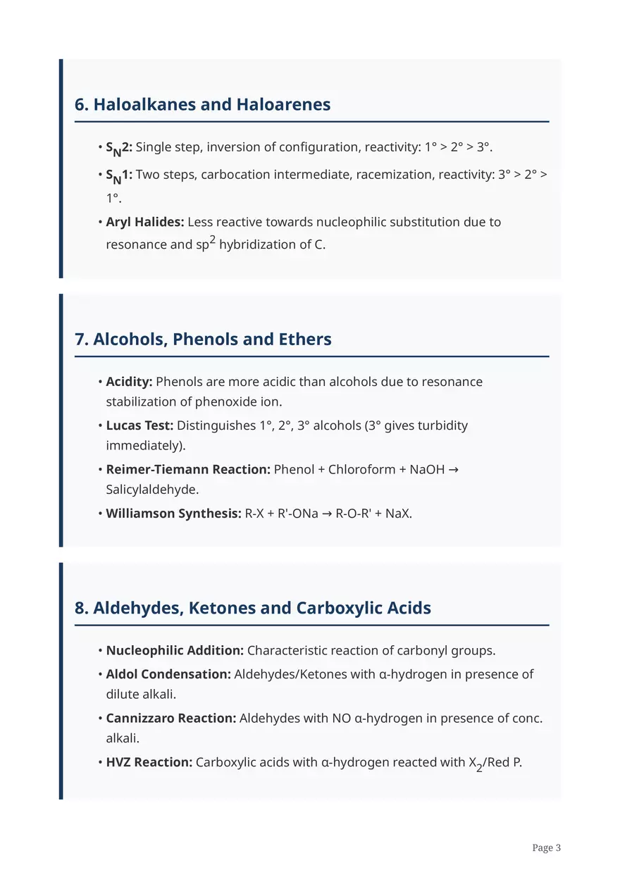 Class 12 Chemistry: Complete Revision Notes - Page 3