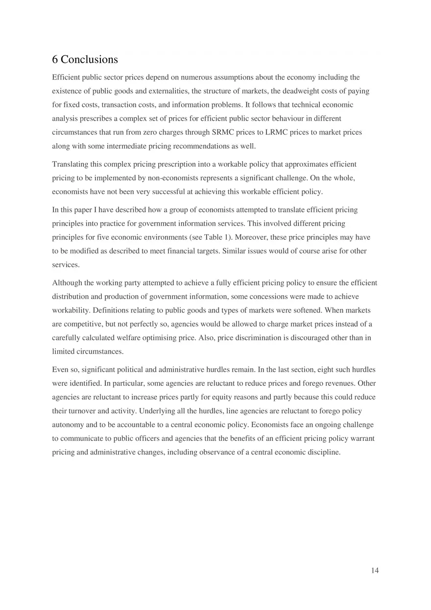 Pricing Public Services - Page 6