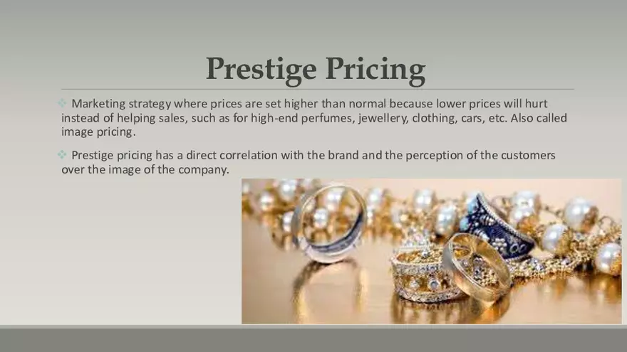 Pricing Policy and Strategies - Page 7