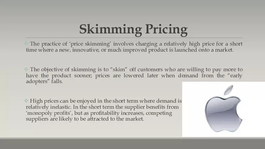 Pricing Policy and Strategies - Page 16