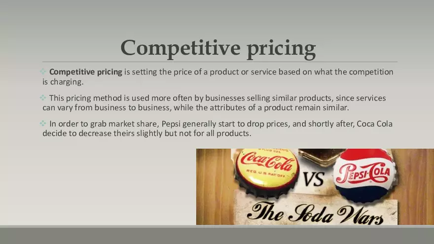 Pricing Policy and Strategies - Page 17