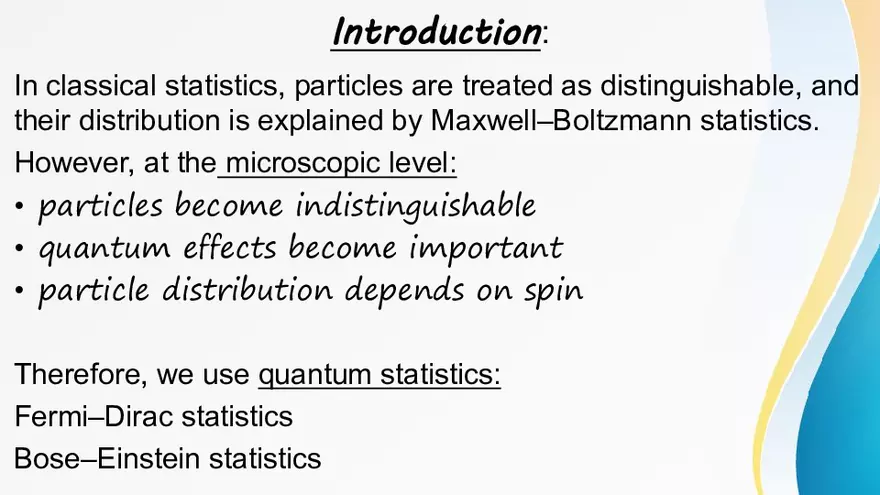 Fermi and Bose Statistics - Page 13