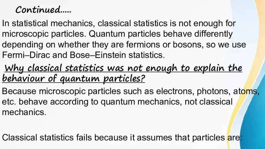 Fermi and Bose Statistics - Page 15