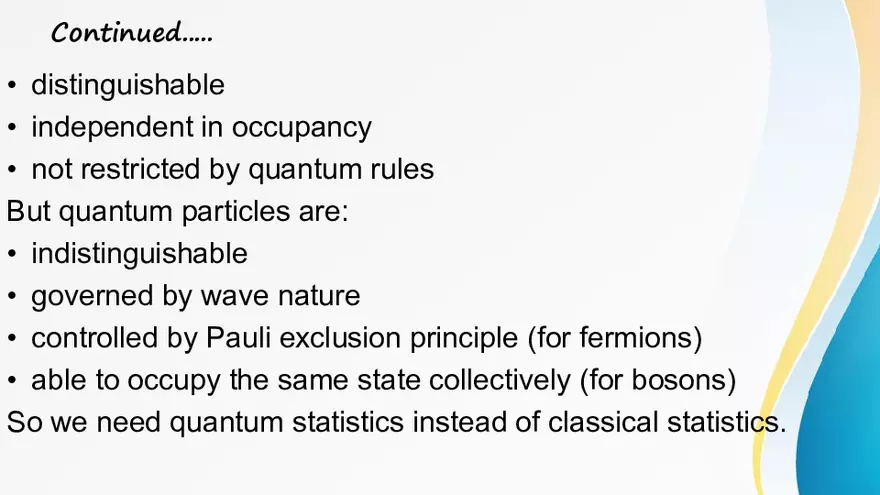Fermi and Bose Statistics - Page 16