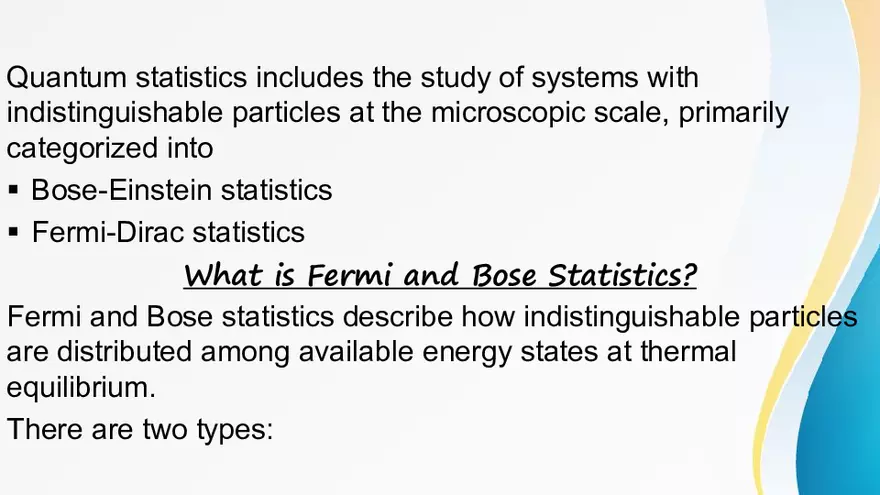 Fermi and Bose Statistics - Page 17