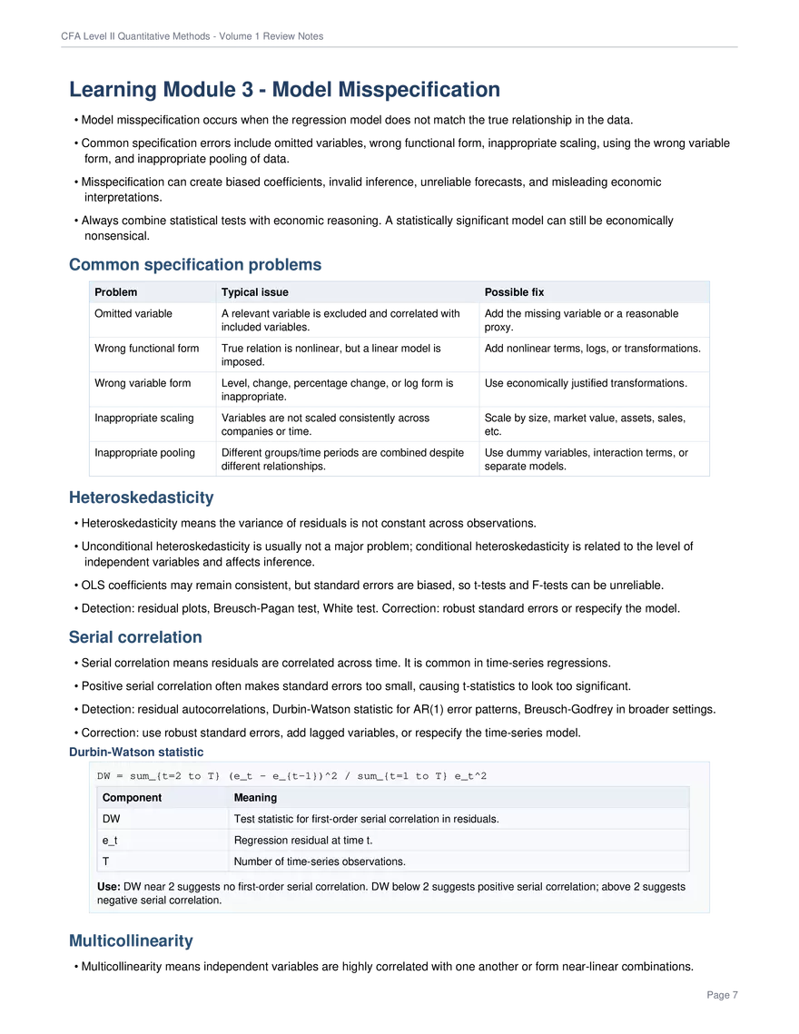 CFA Level II Quantitative Methods - Page 18