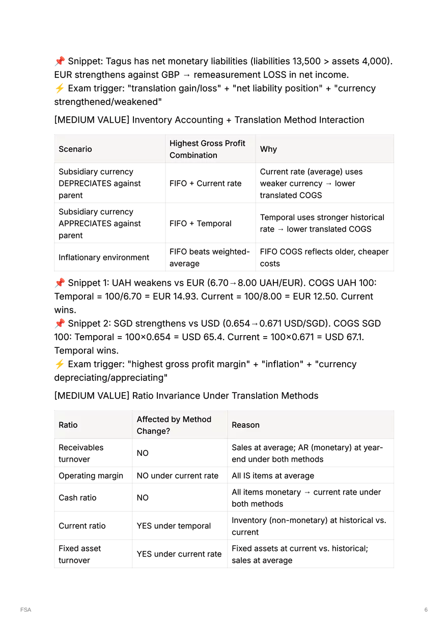 Hyperinflationary Subsidiary: Restate For Inflation - Page 9