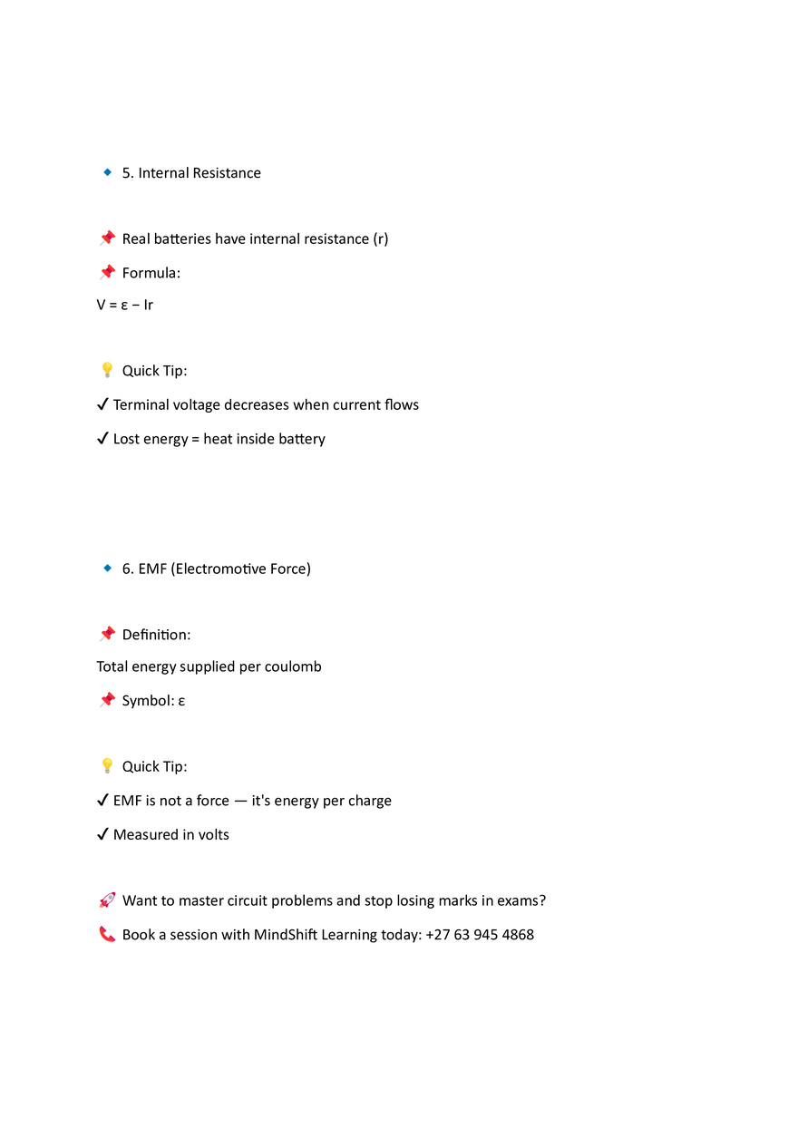 Physics Cheatsheet - Page 8