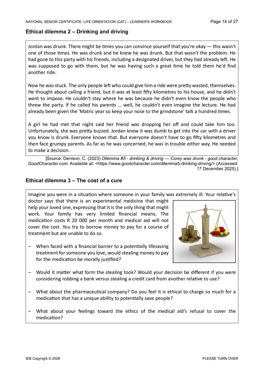 NSC Life Orientation CAT PART A 2026 - Page 6