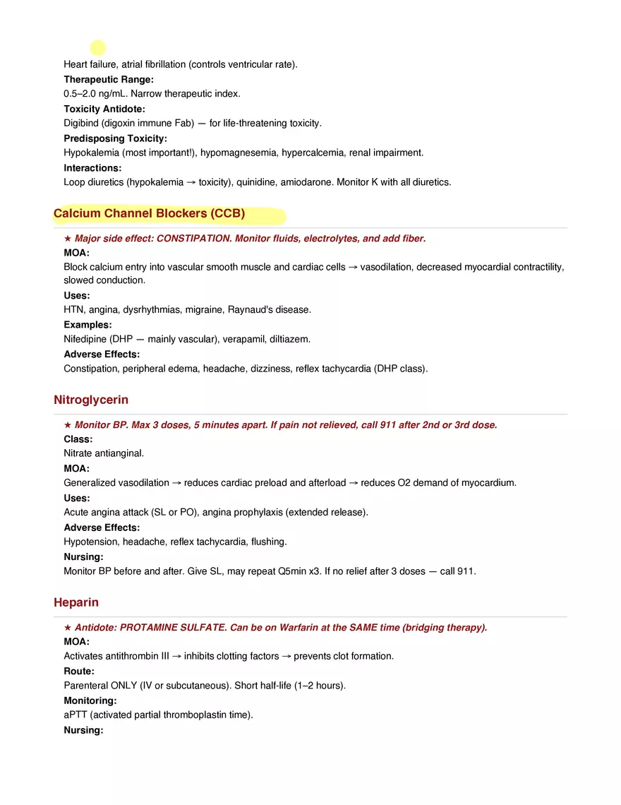 Final Exam Study Guide - Pharmacology - Page 21