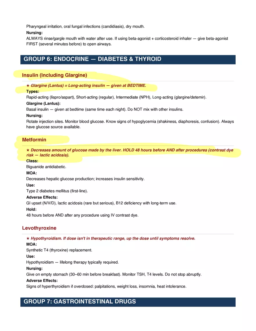 Final Exam Study Guide - Pharmacology - Page 4