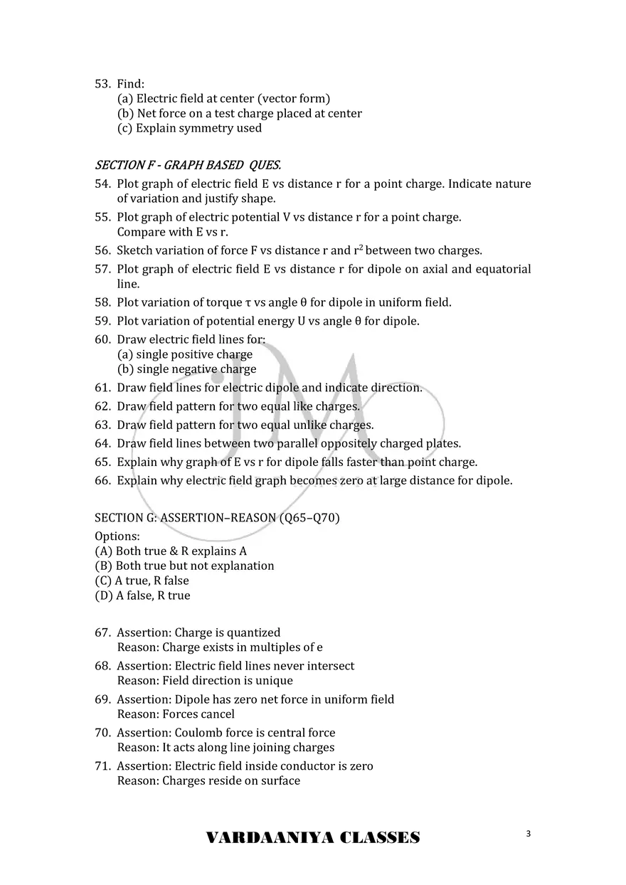 Electric Charges and Fields - Page 3
