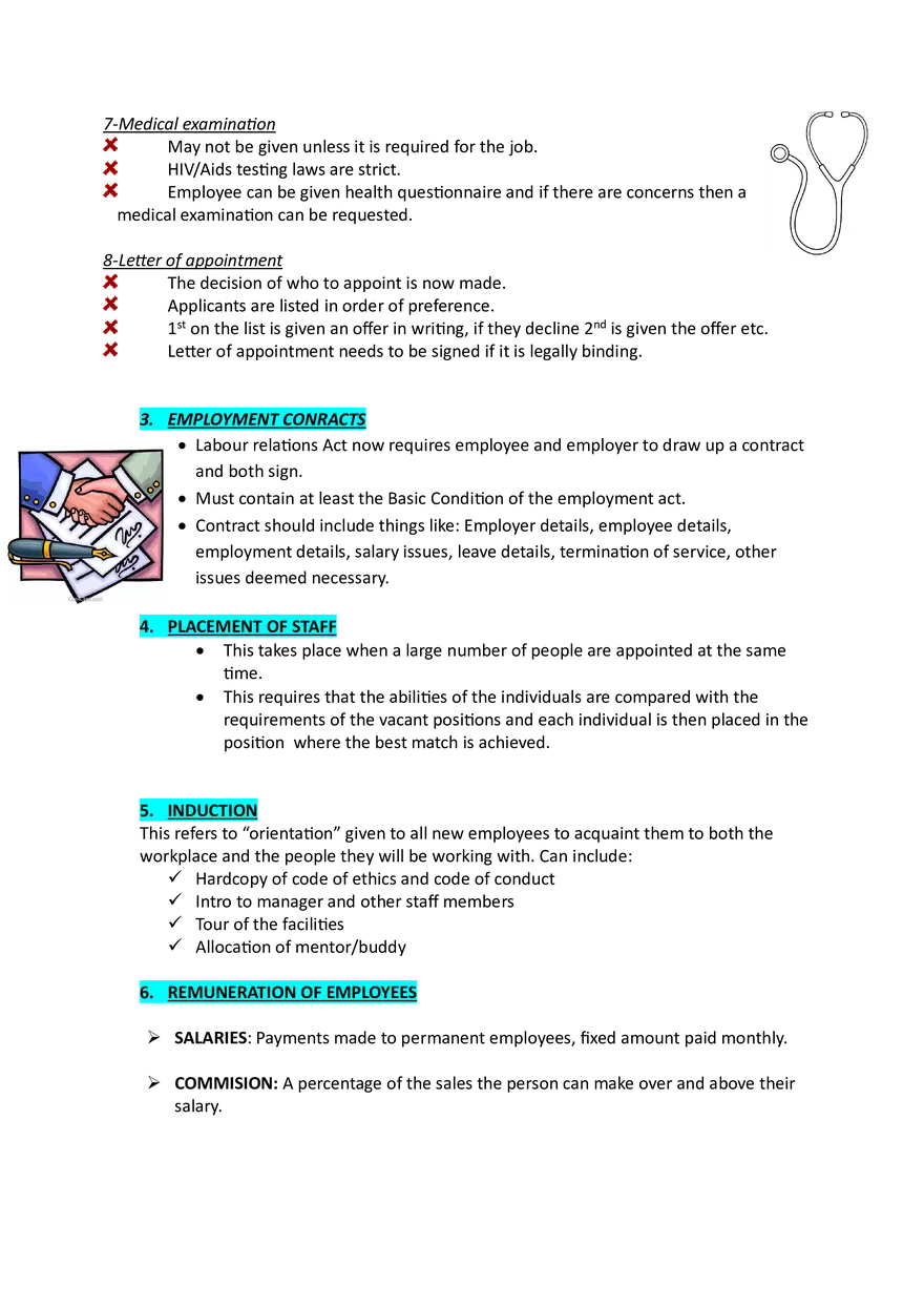 Human Resource Management Summary Notes - Page 3