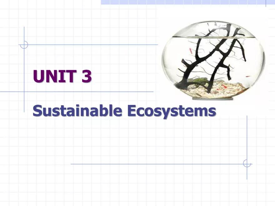 2.1 & 2.2 Sustainable Ecosystems - Page 1